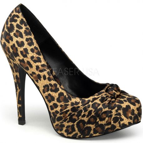 escarpin leopard petit talon