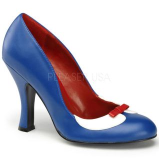 Escarpins français bleu blanc rouge