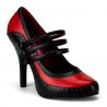 Escarpins rouges et noirs