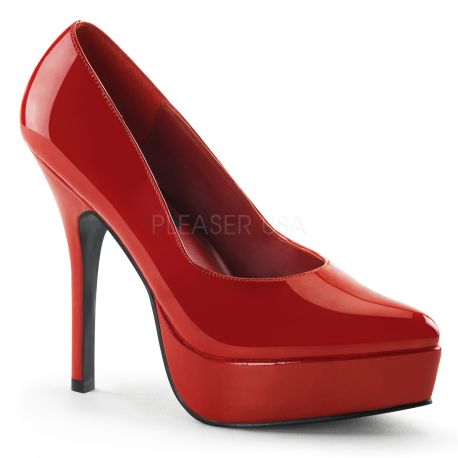 escarpin talon plateforme