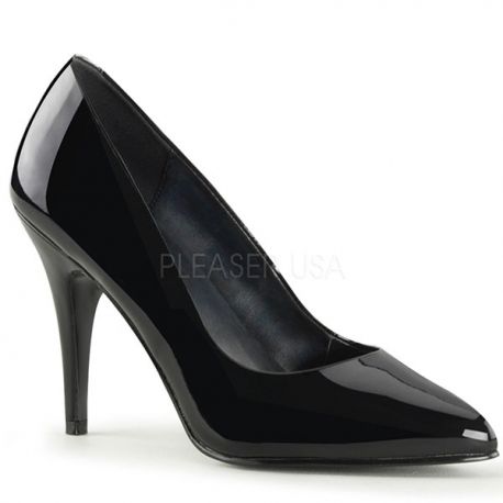 Escarpin noir brillant outlet