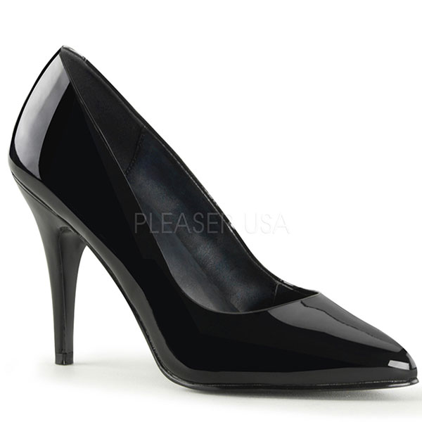 Escarpins brillants noirs vernis - Pointure : 35 - Pleaser - Modalova