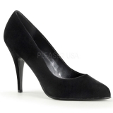 Escarpins velours noir talon haut