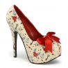 Escarpins Pin Up talon haut