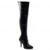 Cuissardes noires mollet large