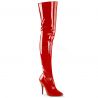 Cuissardes rouges vernies