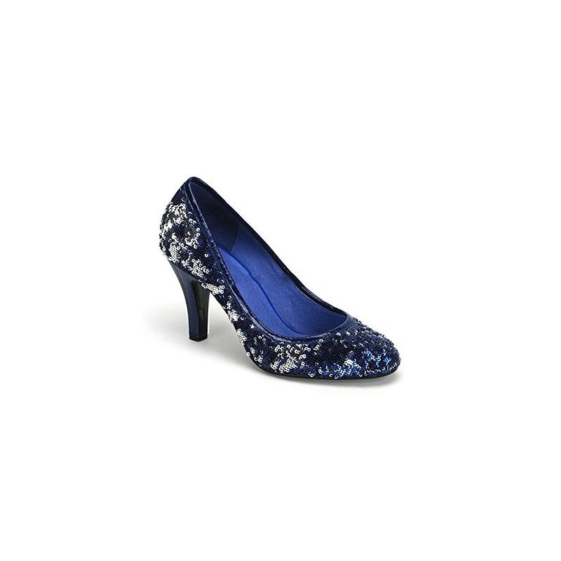 escarpin bleu marine talon 5 cm