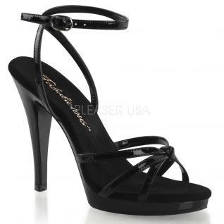 Sandales noires bride croisée