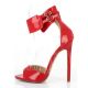 chaussure travestis rouge vernis