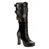 Bottes Steampunk noires