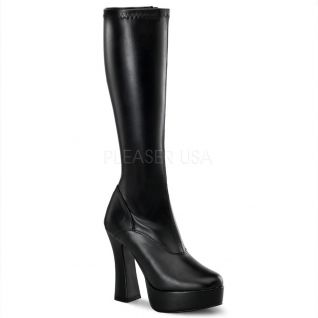 Bottes en stretch noir