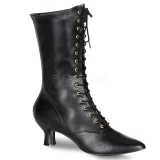 Bottines noires style rétro