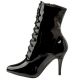 Bottines brillantes noires travestis