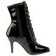 Bottines brillantes noires travestie