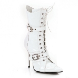 Bottines blanches talon aiguille