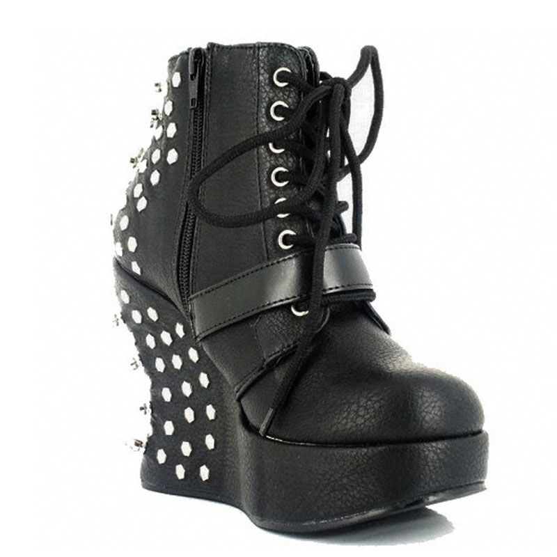bottes compensées gothique