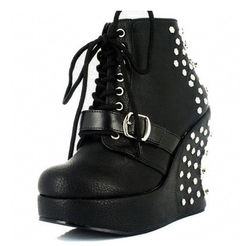 bottines compensées pas cher