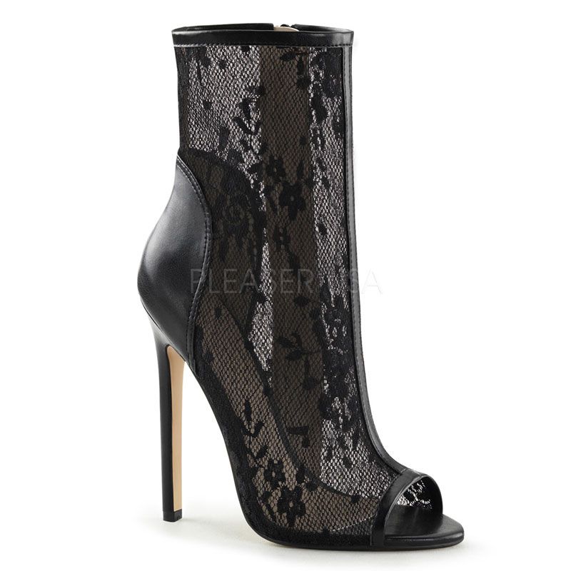 bottines en dentelle