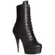 Bottines noires à lacet delight-1020