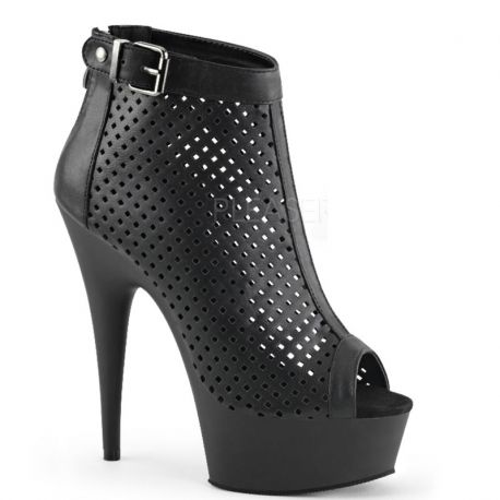chaussures noires ouvertes talons