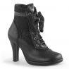 Bottines en dentelle noire