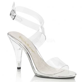 Nu-pieds transparents brides croisées caress-412