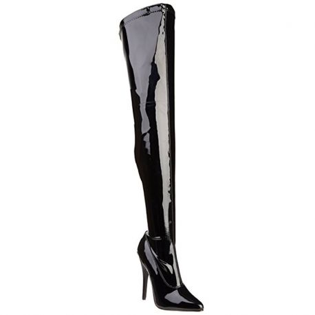cuissardes vernies noires