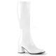 Bottes vernies blanches style rétro gogo-300