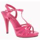 Sandales fushia grande taille