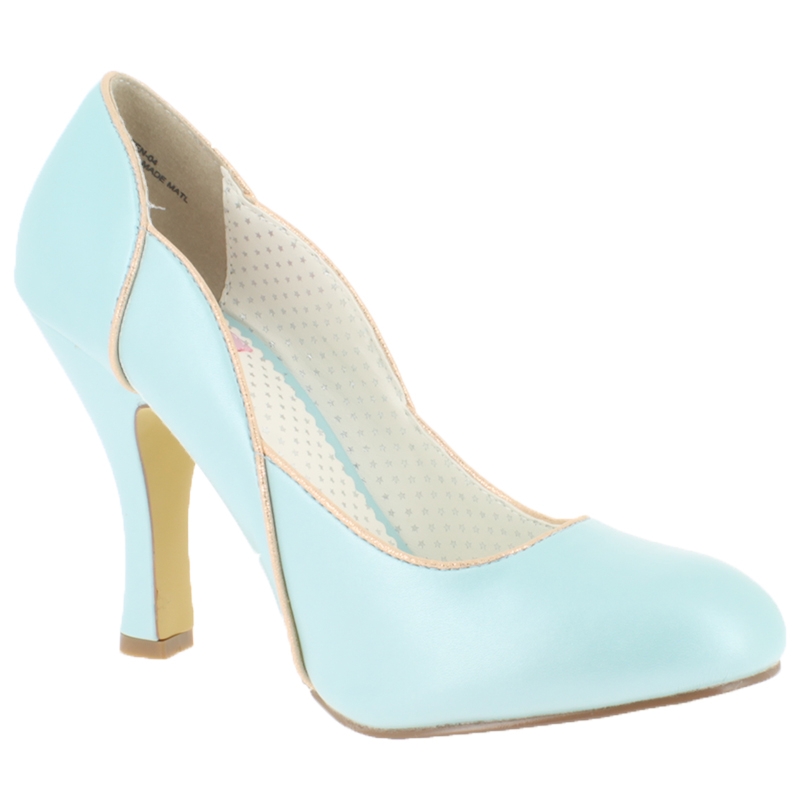 escarpin bleu ciel