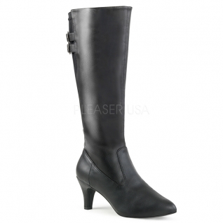 Bottes noires petit talon divine-2018