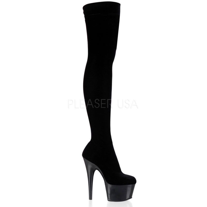 Cuissarde best sale noir velour