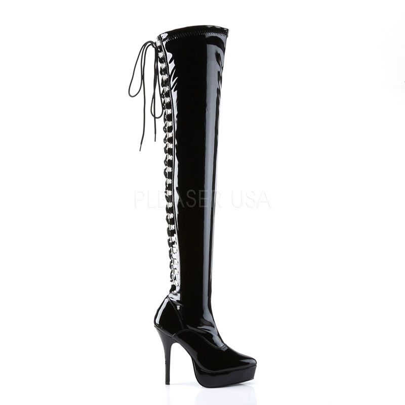 Trouver des cuissardes vernies pour grosses jambes