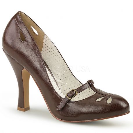 escarpins marron
