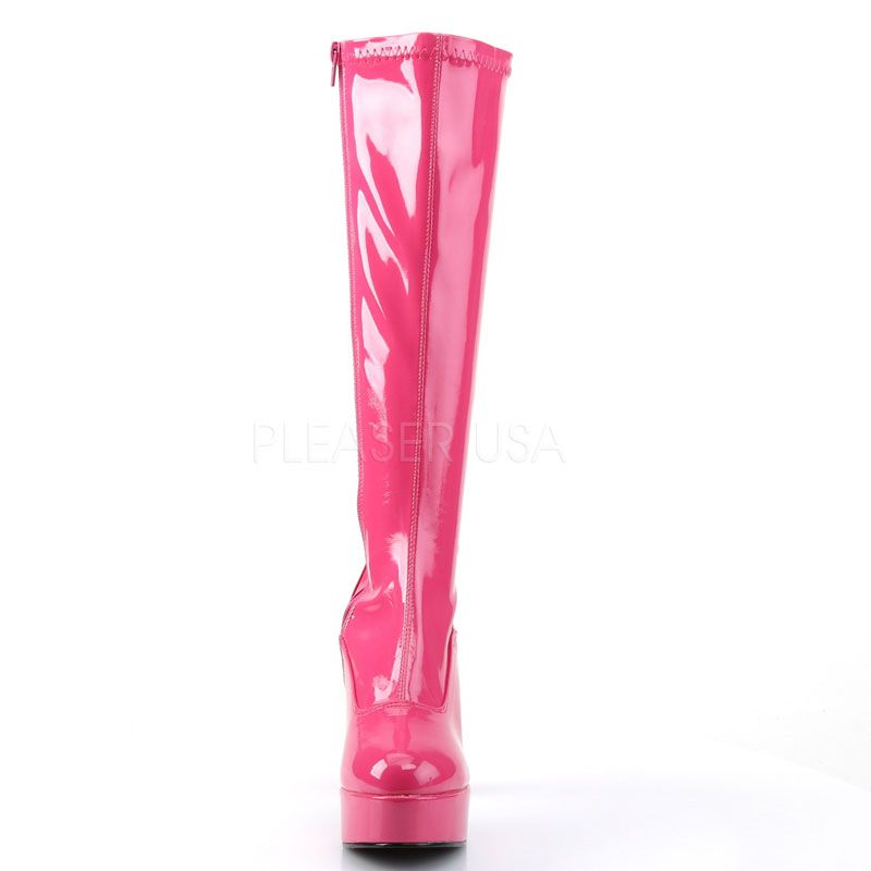 bottes caoutchouc rose