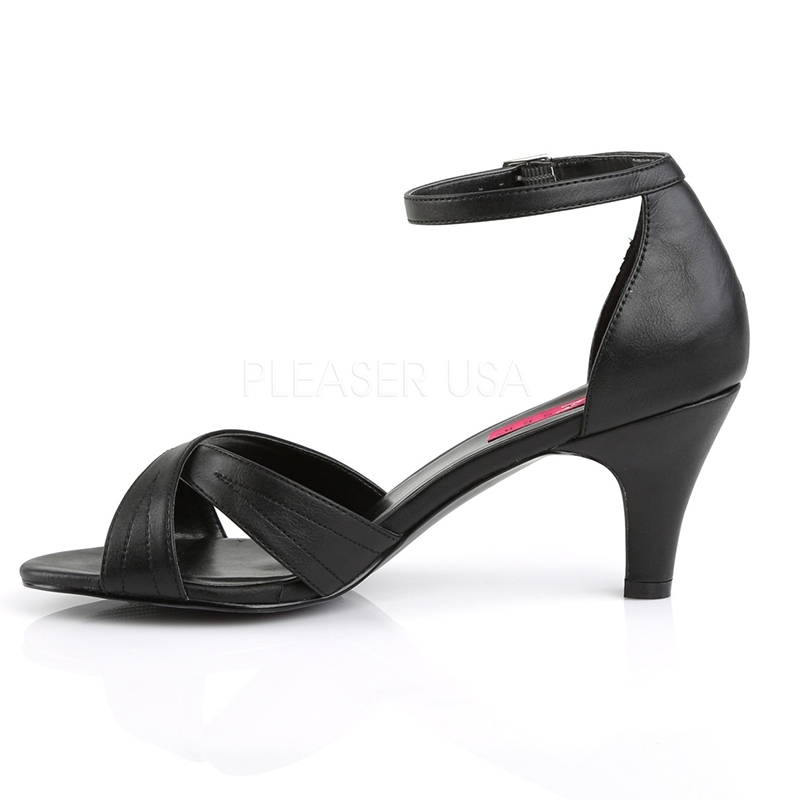 sandales noires petit talon