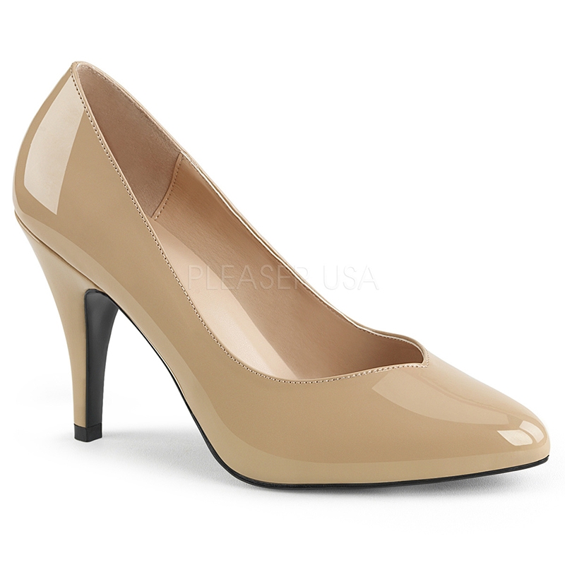 Escarpins coloris caramel vernis - Pointure : 48 - Pleaser Pink Label - Modalova