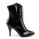 Bottines noires vernies grandes pointures