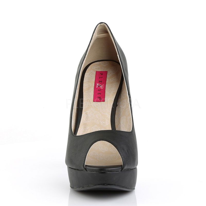 Ou commander des escarpins imitation cuir noir