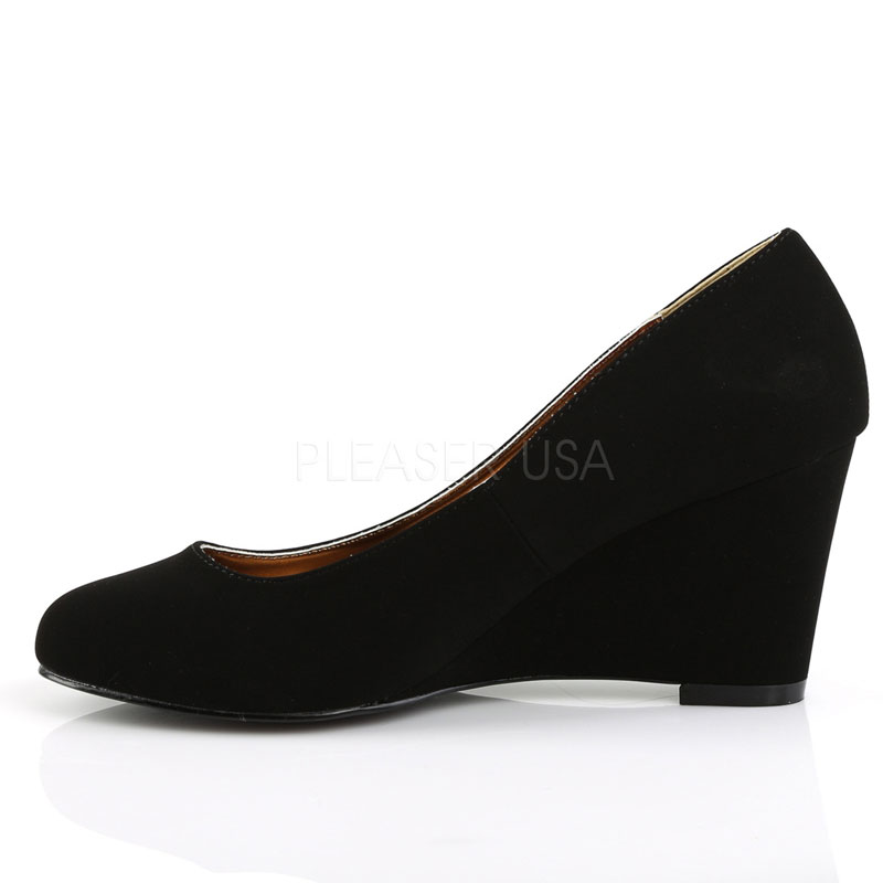 O trouver des escarpins noirs en nubuck compens s