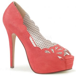 Escarpin rétro coloris corail bella-30