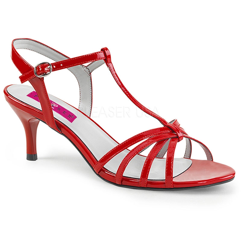 nus pieds rouge