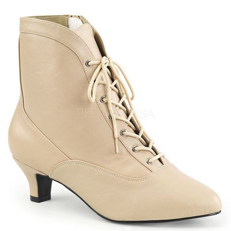 Bottines victoriennes coloris caramel fab-1005