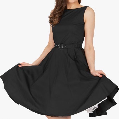 robe evasee noire