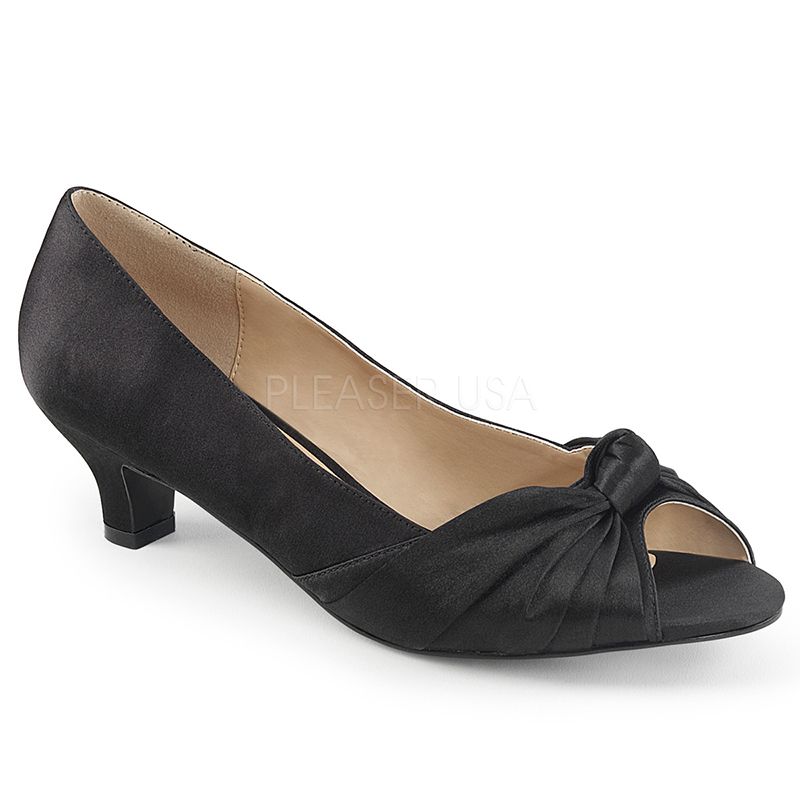 peep toes noir