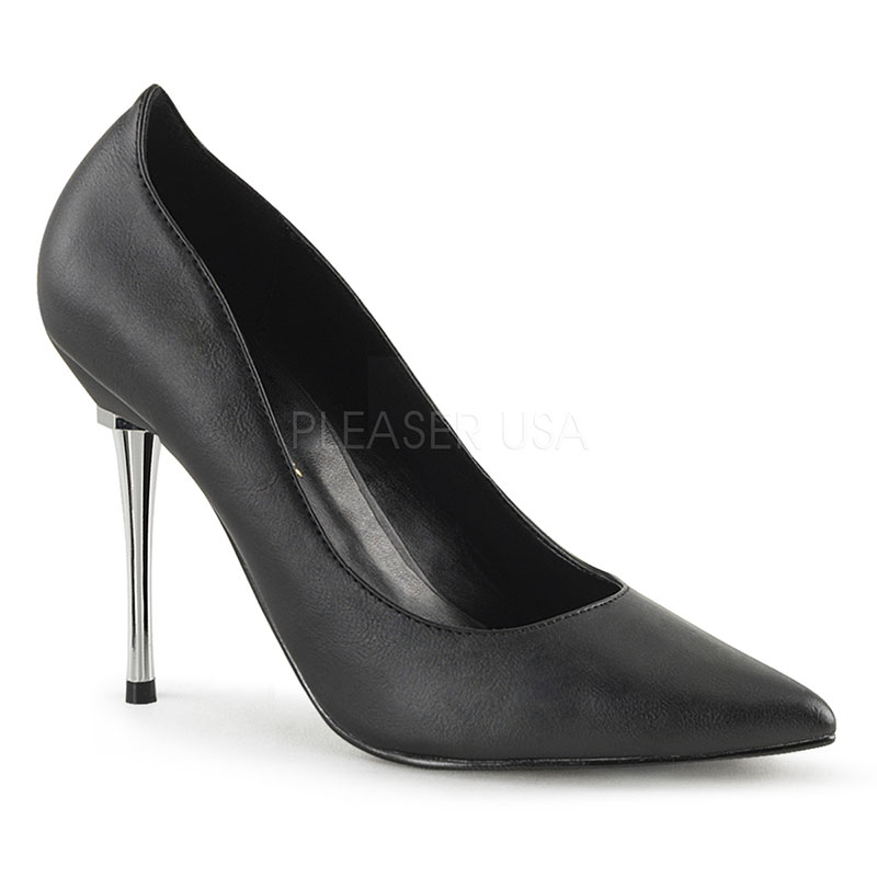 talon noir escarpin