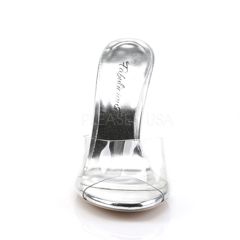 chaussure a talon transparente