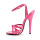 chaussure talon 15 cm sandale fushia