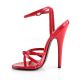 chaussure rouge vernie talon 15 cm