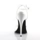 chaussure talon 15 cm nu-pied blanc vernis